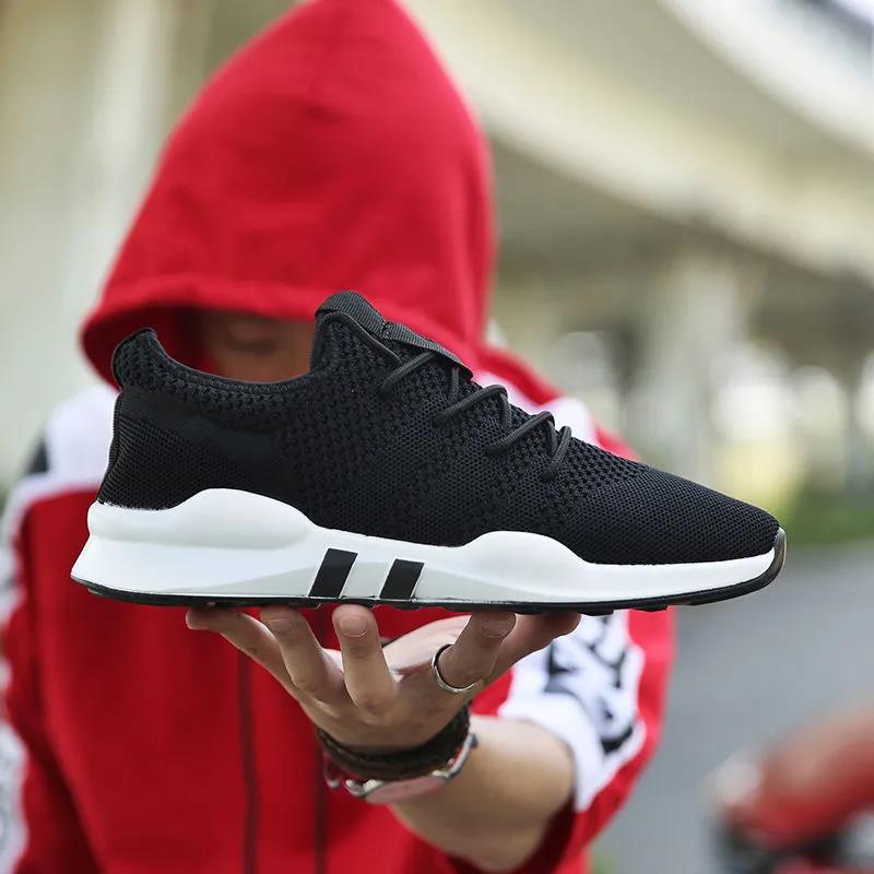 Men Shoes Lace-up Men Casual Shoes Lightweight Breathable Sneakers Men Running Shoes