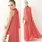 Super Long Ankle Length Skirt Bohemian Solid Color Chiffon Plus Size Dress Holiday Beach Skirt Light and Breathable Elegant Chiffon Long Skirt