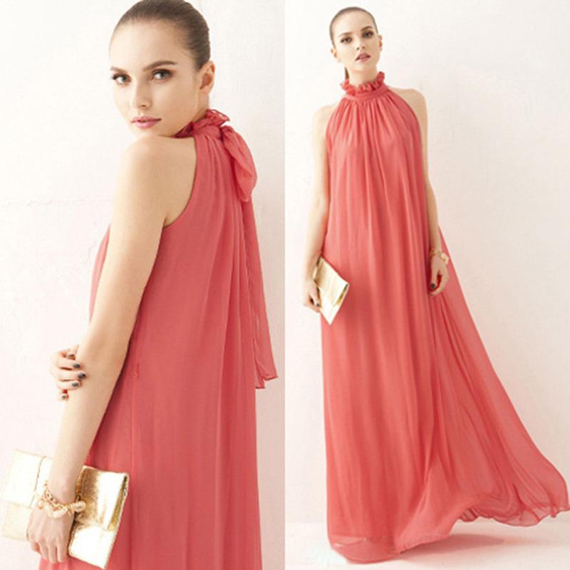 Super Long Ankle Length Skirt Bohemian Solid Color Chiffon Plus Size Dress Holiday Beach Skirt Light and Breathable Elegant Chiffon Long Skirt