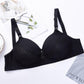 Large Size Sexy Lace Ladies Underwear Steel Ring Embroidered Gather Bra Adjustable Women's Underwear