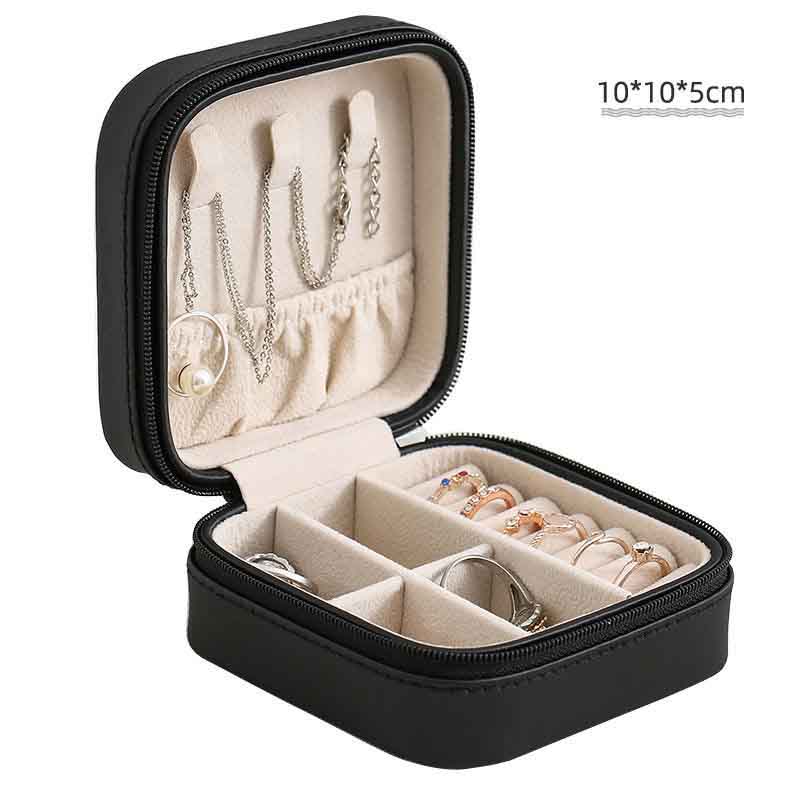 Jewelry Box Princess European Earring Necklace Simple Single Layer Small Storage Box