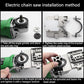 4m Wire Length Electric Chain Saw Luxury Suit 11.5 Inch Chain Saw Plus 980W Angle Grinder Garden Tools Logging Tools