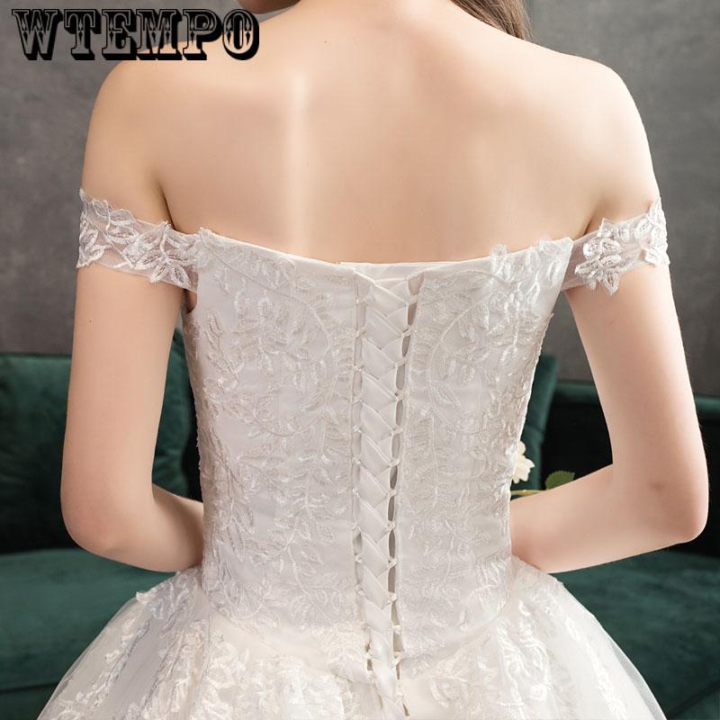 Robe De Mariage Sexy V Neck Lace Tulle A Line Wedding Dresses vestidos de noiva Vintage Dresses