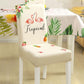 2/4/6pcs Cartoon Printing Dining Chair Cover Spandex Stretch Elastic Chair Cover for Wedding Dining Room Office Banquet
