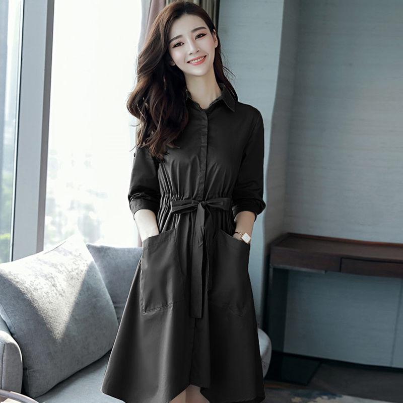 Autumn Female Coat Double Breasted Long Sleeve Jacket Loose Casual Windbreaker