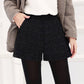 Plus Size Women Shorts Woolen Shorts Harem Short Pants with Pockets Female Casual Wear