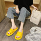 Slippers Women Summer Beach Sandals Household Indoor Silent Non-slip Bathroom Bathing Sandals and Slippers Women