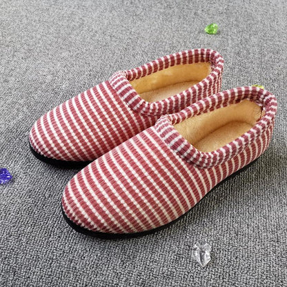 Women's Cotton Shoes Women's Winter Beijing Craft Cloth Shoes Home Shoes Indoor Casual Soft Sole Leopard Print