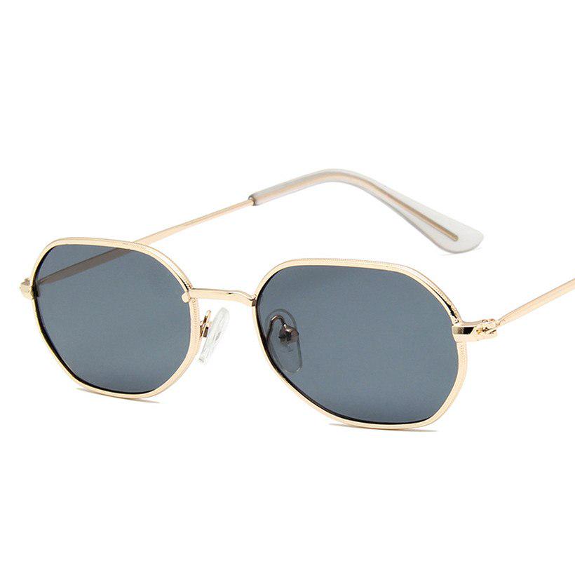 Round Sunglasses Women Fashion Luxury Barnd Designer Retro Metal Small Sun Glasses Vintage Yellow Gl