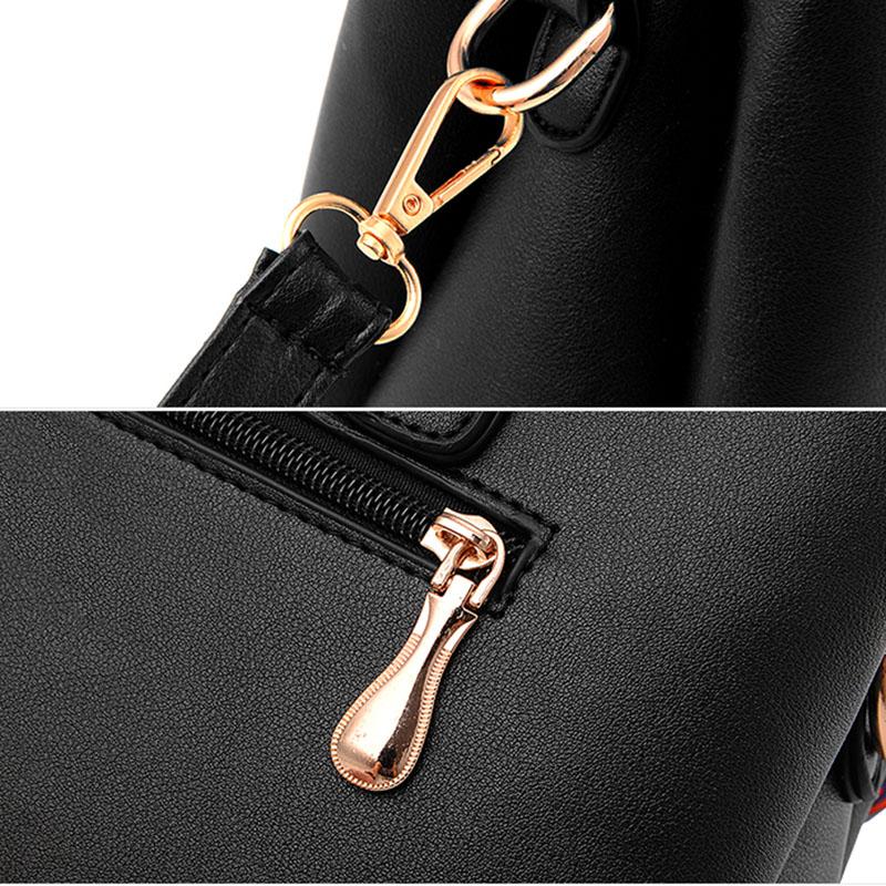 PU Leather Handbags For Women Bags Luxury Top-Handle Bags Large Capacity Personality European Style Crossbody Bag