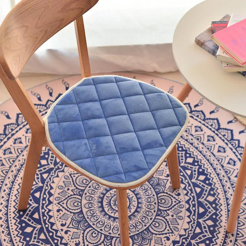 Chair Cushion Thickened Anti-skid Four Seasons General Household Cushion Round Sponge Cushion Stool Cover Dining Table and Chair Cover