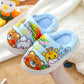 Children's Cartoon Cotton Slippers Autumn and Winter Warm Flat Shoes Indoor and Outdoor Non-slip Casual Slippers Light Soft Shoes