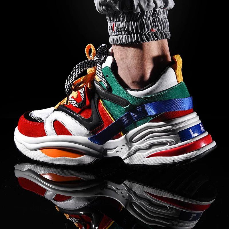 Men's Sports Casual Running Shoes Version of Trend Versatile Breathable Men's Shoes
