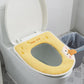 Toilet Seat Cover Winter Thick Warm Toilet Seat Cushion Bathroom Lavatory Cover Mat Washable Duck Cartoon Cute Universal Toilet Seat Cover with Handle