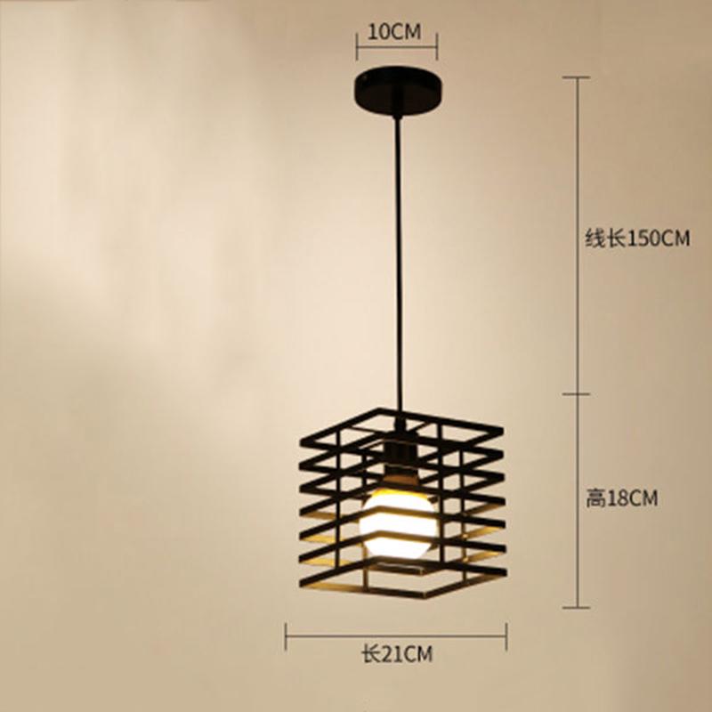 Industrial Wind LED Pendant Lamp Nordic Lamp Home Decor Hanging Lamp Loft Lighting Kitchen Fixtures