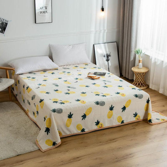 Winter Thickened Flannel Blanket Quilt Blanket Double-sided Fleece Bed Sheet Single Coral Fleece Blanket Bunk Bed Sheet Office Leisure Cover Blanket