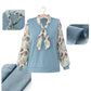 Bottoming Shirt Women's Spring Mother's Dress Western Style Short-sleeved Large Size Top Middle-aged and Elderly Chiffon Shirt