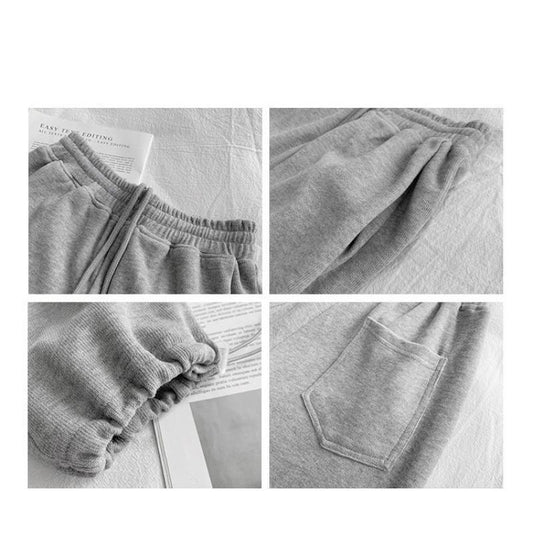 Drawstring Drawstring Pants Female Student Ins Harajuku Style High Waist Straight Casual Wide-leg Sports Harem Pants