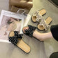 Summer Slippers Women's Bow Outer Wear Soft Bottom Non-slip Slipper