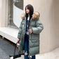 Women's Mid-length Cotton-padded Jacket Winter Korean Loose Down Padded Jacket Long Padded Jacket Thick Coat