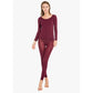 37 Degrees Constant Temperature Ultra-thin Heating Thermal Underwear Set Women's Suit Bottoming Cotton Clothes Set Winter Warm Trousers Shirt Set