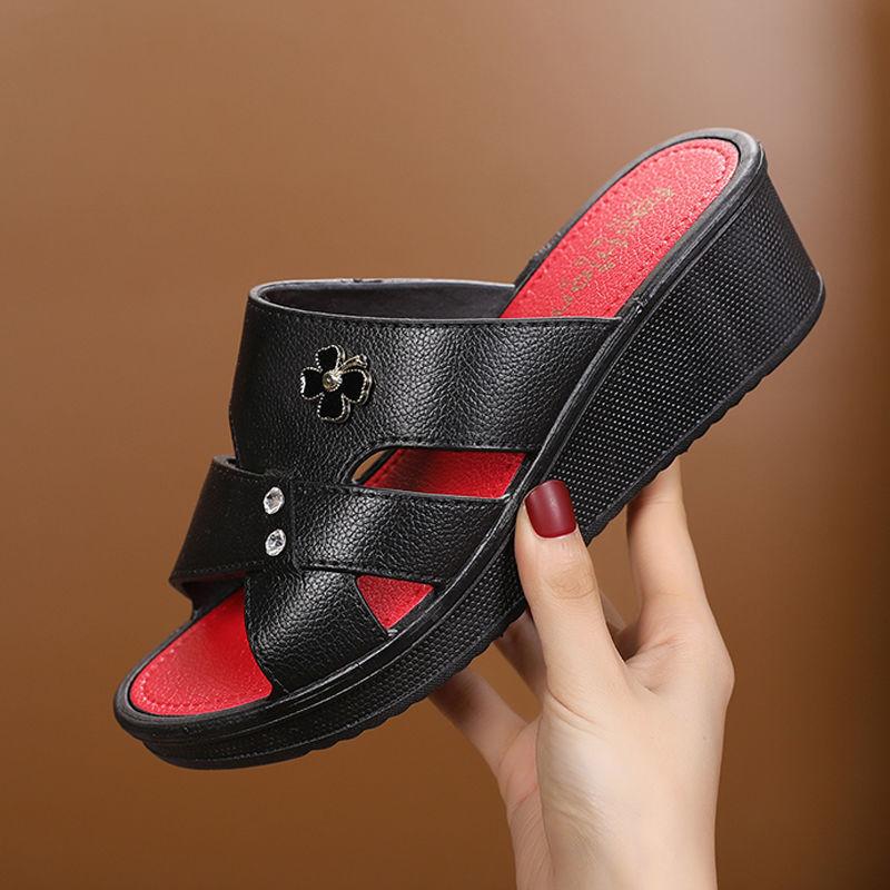 Women Summer Slippers Casual Ladies Sandals Platform Non-slip Female Shoes Soft Wedge Outdoor Women Slippers