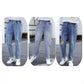 Girl Boy Loose Jeans Spring and Autumn Wear Korean Style Hole Children's Medium Children's Color Jeans Pants