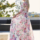2019 Half Sleeve New Fashion Women Maxi Long Dress High Waist Summer Casual Loose Sundress