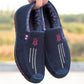 Winter Fleece Men's Shoes Canvas Shoes Slip-on Peas Shoes Non-slip Wear-resistant Comfortable Casual Cotton Shoes