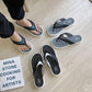 Summer Men's Flip Flops Fashion Trend Personality Wild Wear-resistant Men's Non-slip Sandals and Slippers Beach Shoes Men