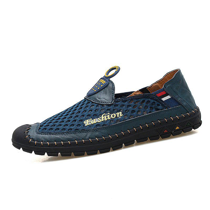 Summer New Men Shoes Plus Size 38 -46 Air Mesh Man Loafer Fashion Casual Shoes Men Driving Shoes Sli