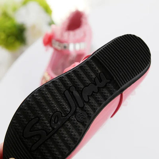 Girl's Leather Shoes Little Girl's Princess Shoes Spring and Autumn Soft Sole Shoes Girl's Lovely Performance Shoes