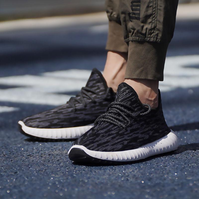 Summer Men's Breathable Running Shoes Trend Non-slip Wear-resistant Casual Sports Shoes