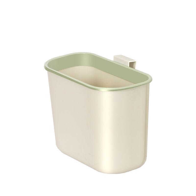 Kitchen Trash Can Vegetable Storage Hanging Bucket Household Cabinet Door Hanging PP Plastic Storage Bin Sundries Waste Paper Basket Home Organizer