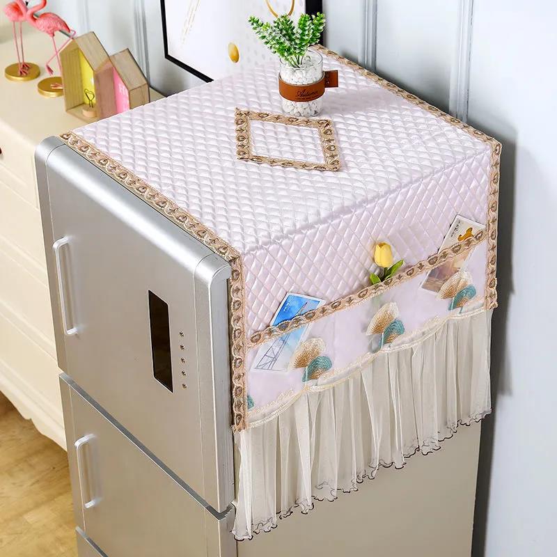 Refrigerator Dust-proof Cloth Cover Cloth Refrigerator Cover Household Storage Bag Waterproof and Oil-proof