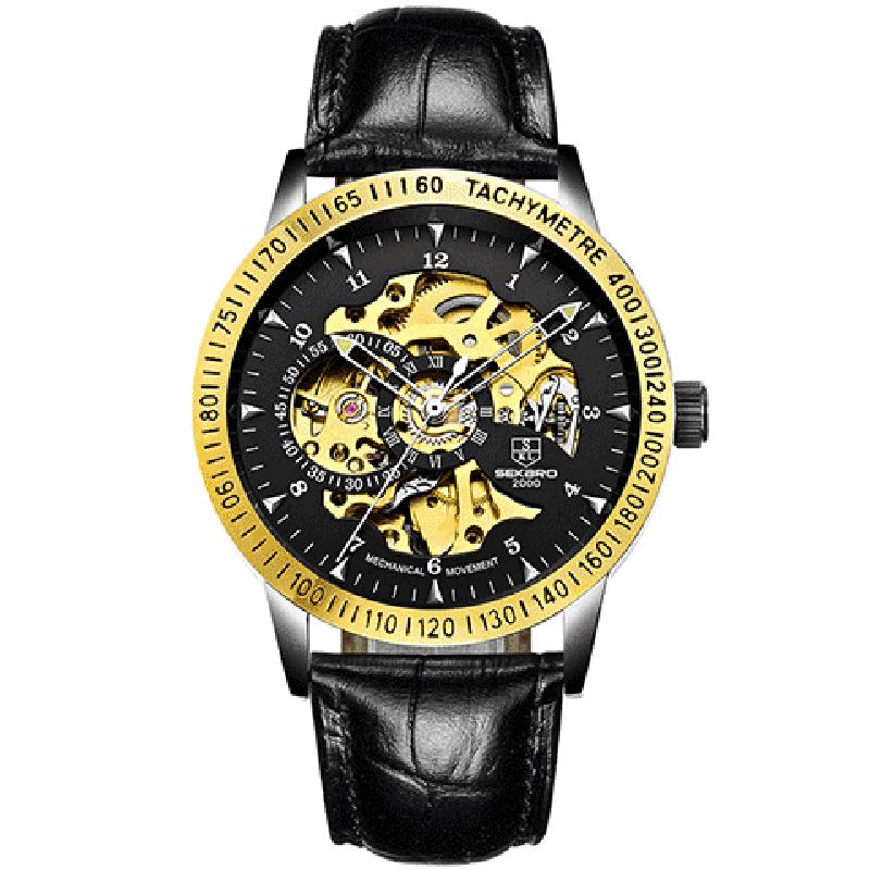Men's Machinery Nightlight Business Hollow-out Watchband High-grade Waterproof Sports Watch