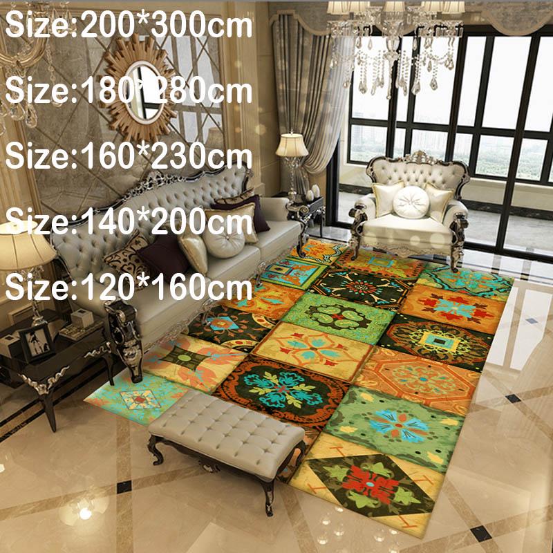 Sofa coffee table pad bedroom bedside carpet home non-slip mat large size living room carpet