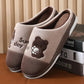 Women Winter Slippers Thick Warm Cotton Shoes Non Slip Home Plus Size Men Slippers