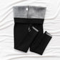 Spring and Autumn Threaded Leggings Women's Long Trousers Are Thin Outer Wear Plus Velvet Thickened High Waist Warm Cotton Trousers In Winter