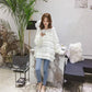 Pofulove  Thermal Sweater  Wear New Women's Clothing Winter Women's Sweater Core Yarn Winter Sweater