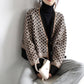 Autumn European and American Style Jacket Short V-neck Knitted Top Cardigan Loose Women Sweater