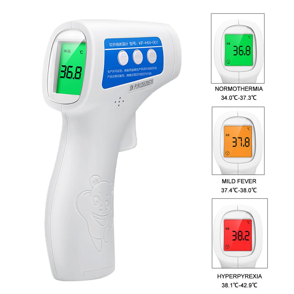 Professional Non-Contact Digital IR Infrared Body Fever Thermometer Children Forehead for Baby/Adult