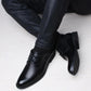Men's Business Leather Shoes British Lacing Shoes Youth Formal Dress Simple All Match Wedding Moccasin Shoes