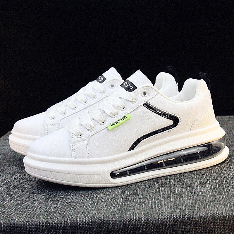 Men and Women Lightweight Sports Shoes Couple All-match Leather Sneakers Causal Board Shoes Unisex