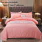 Bed Supplies Grinding Four-piece Thick Twill Bed Single Pillow Package Set Home Bedding 1.8 M 2 Meters Double Bed