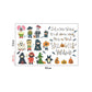 [Wall sticker ]Diy Halloween Decoration Wall Stickers For Kids Rooms Party Window Refrigerator Haunt