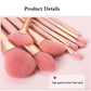 9pcs Makeup Brushes Set Green Health & Beauty Eye Shadow Brush Foundation Powder Eyeliner Eyelash Lip Make Brush Cosmetic Makeup Tools