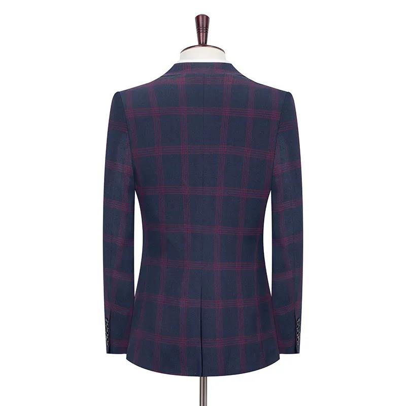 High-end Men's Suit Business Office Worker Plus Size Suit Wedding Best Man Dress