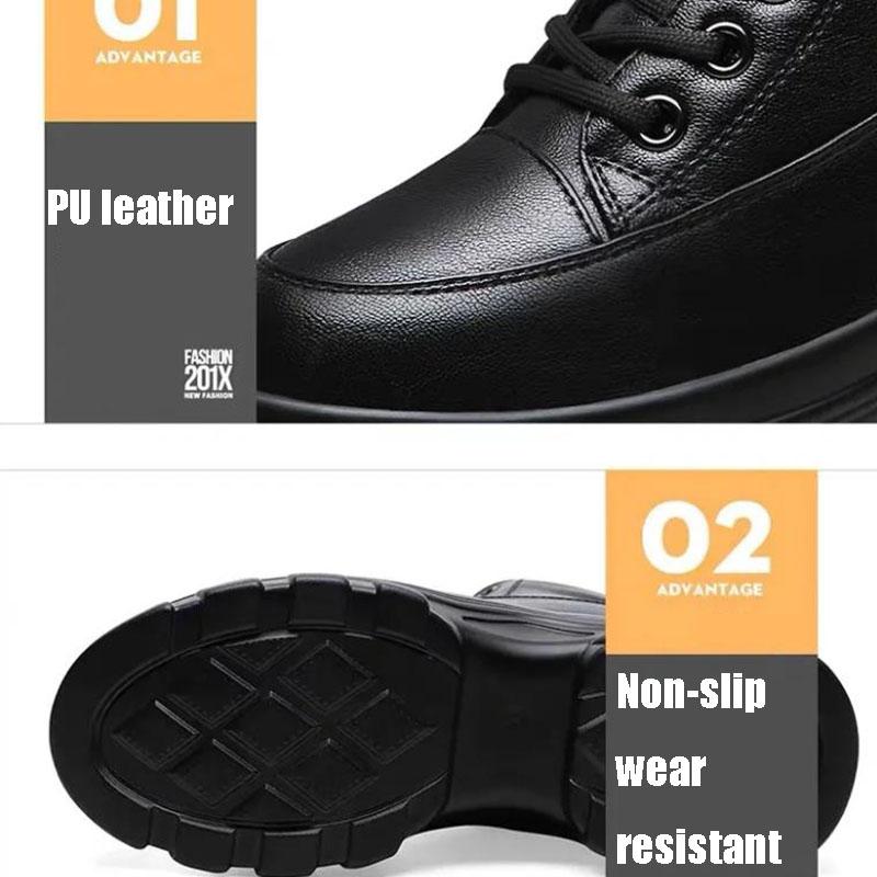 Women Winter Snow Boots  High-top Shoes Casual Woman Waterproof Warm Leather Ankle Boots Female High Quality Plush Inner Martin Boots