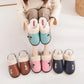 Autumn and Winter Pure Cotton Slippers Indoor Non-slip Soft-soled Shoes Warm Simple Plush Cotton Shoes